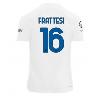 Camisa de time de futebol Inter Milan Davide Frattesi #16 Replicas 2º Equipamento 2023-24 Manga Curta
